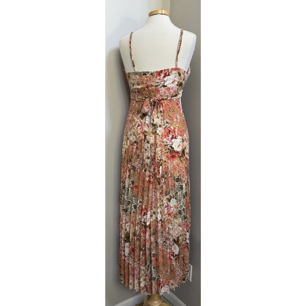 Jessica Simpson Floral Patchwork Pleated Maxi Dress – Size XL - Picture 3 of 12